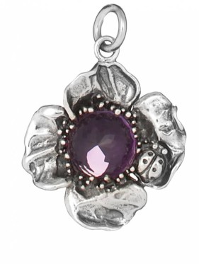 7865 CHARM ROSA INGLESE CABOCHON GIOVANNI RASPINI