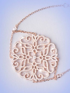 4548-1 BRACCIALE ROSONE GRANDE - I PENSIERINI