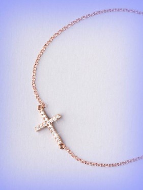 4533 BRACCIALE CON CROCETTA - I PENSIERINI