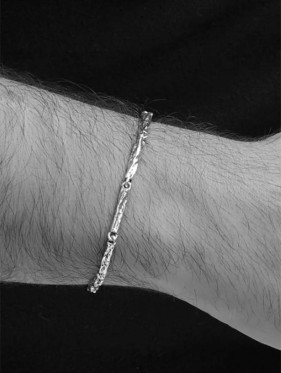 11217L BRACCIALE TINY MARTELLATO GIOVANNI RASPINI