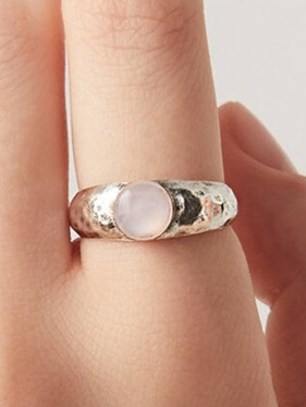 11803/14 ANELLO MARTELLATO GIADA ROSA GIOVANNI RASPINI