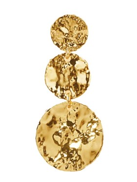 N0012 ORECCHINI DAKOTA A CASCATA in bronzo dorato a 18kt GIOVANNI RASPINI