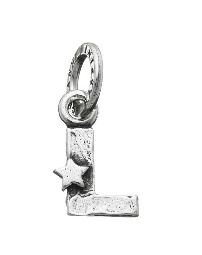 Charms - Lettere e numeri - 6656 CHARM L CON STELLE GIOVANNI RASPINI