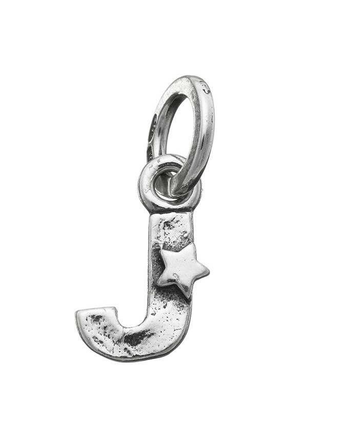 Charms - Lettere e numeri - 6668 CHARM J CON STELLE GIOVANNI RASPINI