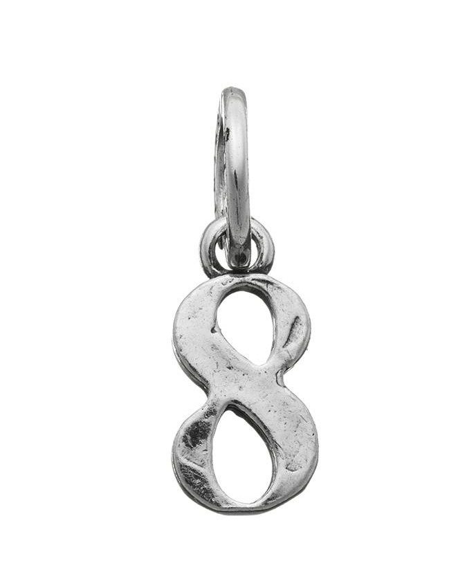 Charms - Lettere e numeri - 8037 CHARM NUMERO 8 GIOVANNI RASPINI