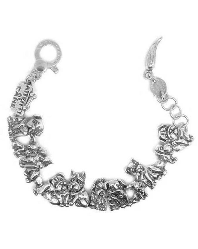 Bracciali - Animalier - 8028 BRACCIALE SNODO CANI cm.19 GIOVANNI RASPINI