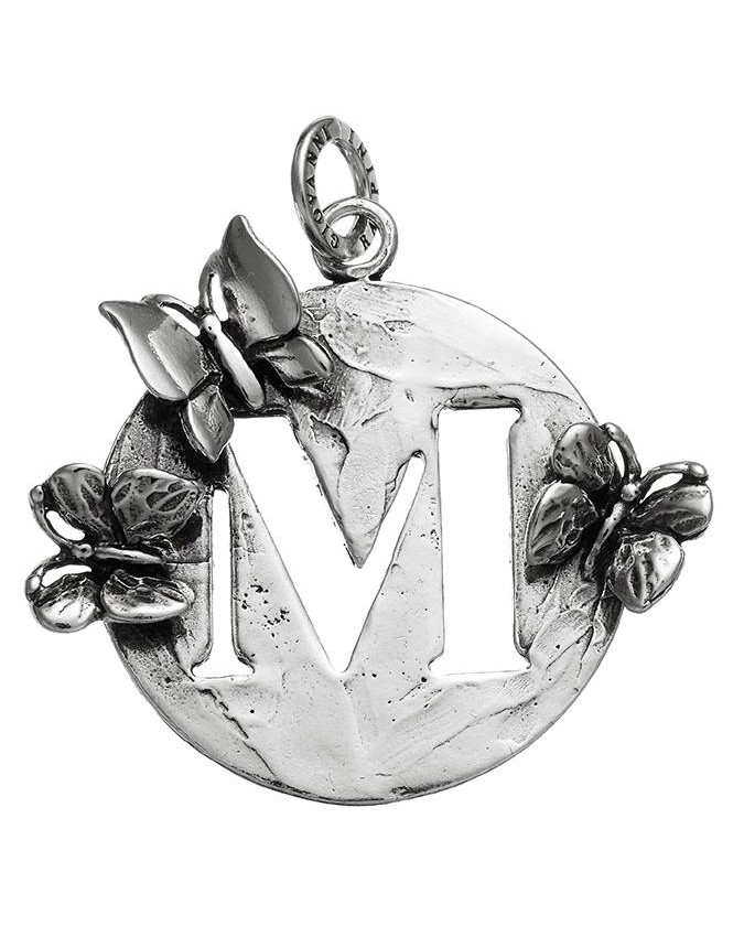 Charms - Lettere e numeri - 9567 CHARM LETTERA FARFALLE M GIOVANNI RASPINI