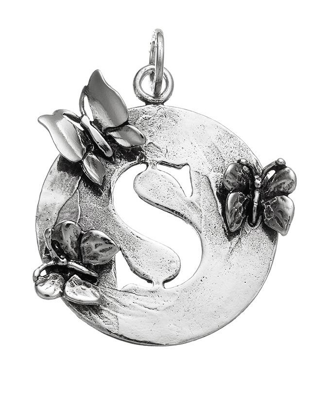 Charms - Lettere e numeri - 9573 CHARM LETTERA FARFALLE S GIOVANNI RASPINI