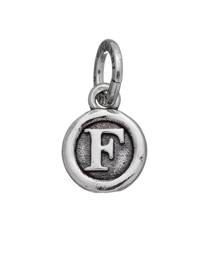 Charms - Lettere e numeri - 9598 CHARM LETTERA BOTTONE F GIOVANNI RASPINI