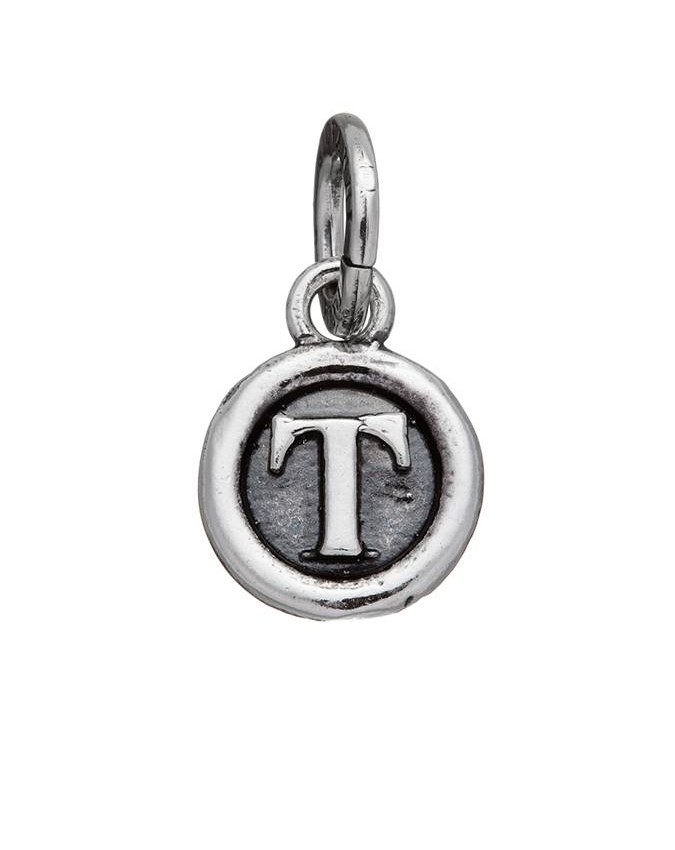 Charms - Lettere e numeri - 9610 CHARM LETTERA BOTTONE T GIOVANNI RASPINI