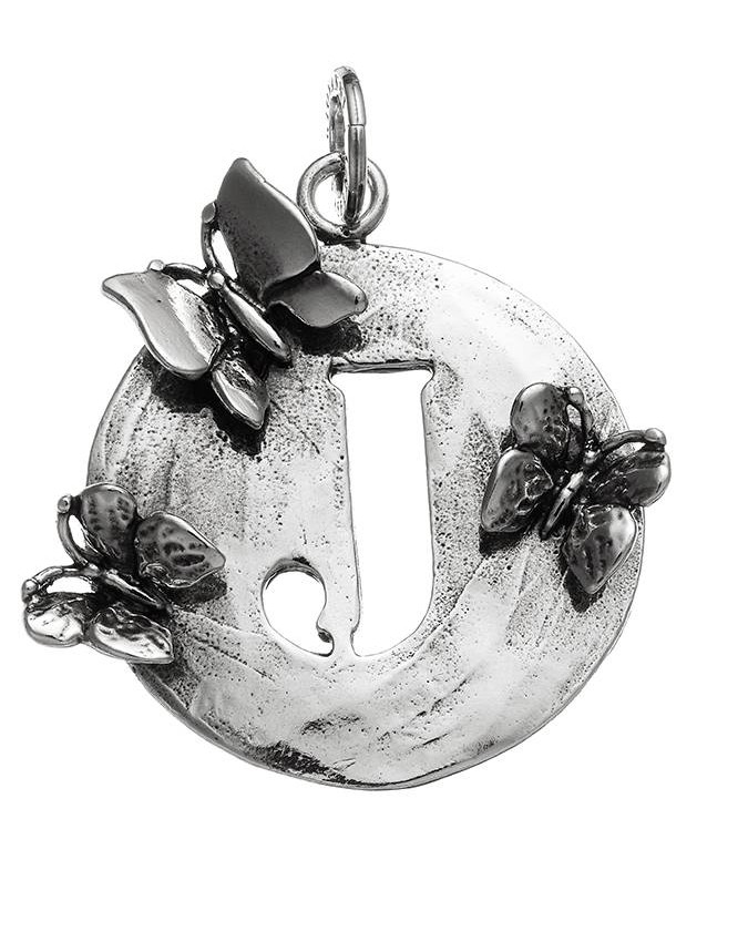 Charms - Lettere e numeri - 9564 CHARM LETTERA FARFALLA J GIOVANNI RASPINI