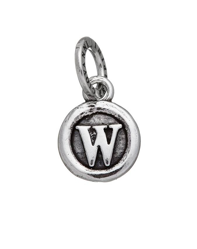 Charms - Lettere e numeri - 9616 CHARM LETTERA BOTTONE W GIOVANNI RASPINI