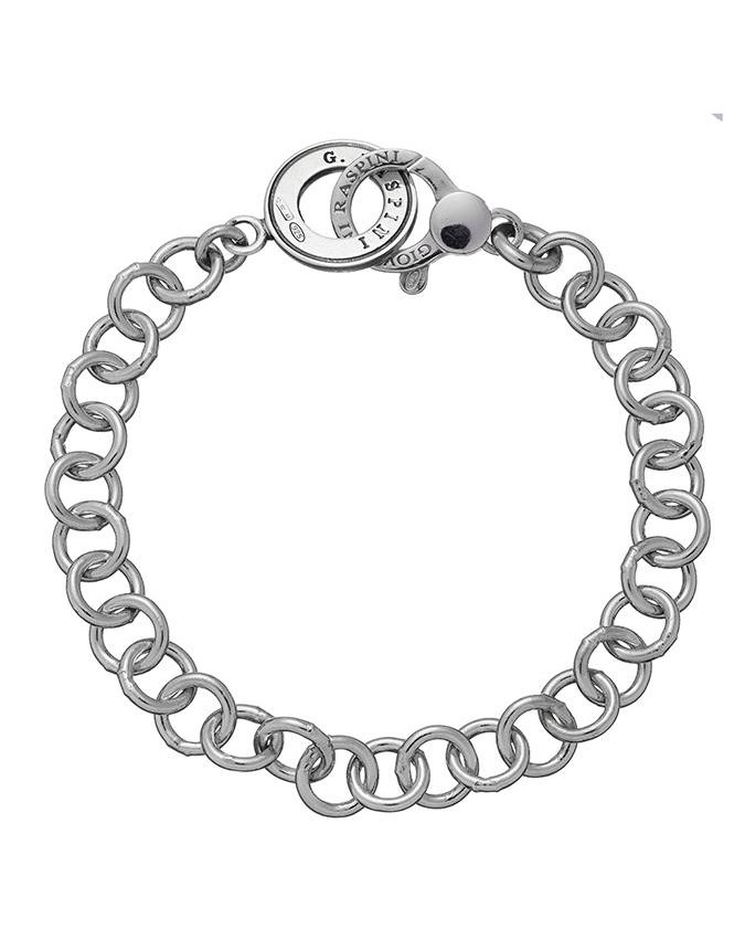 Bracciali - Catene - 6425 BRACCIALE TONDO MOSCHETTONE GIOVANNI RASPINI