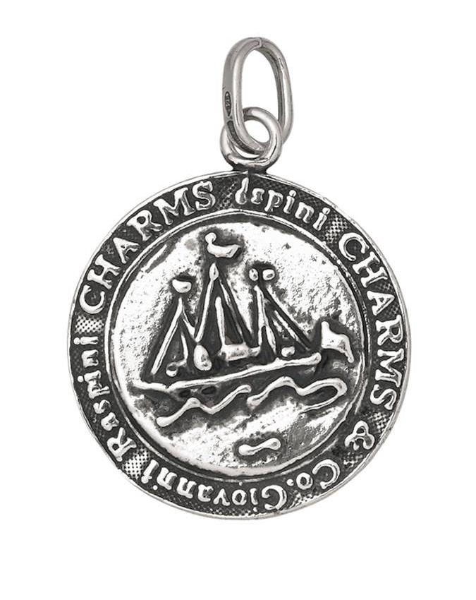Charms -  - 6896 CHARM MONETA VELIERO GIOVANNI RASPINI