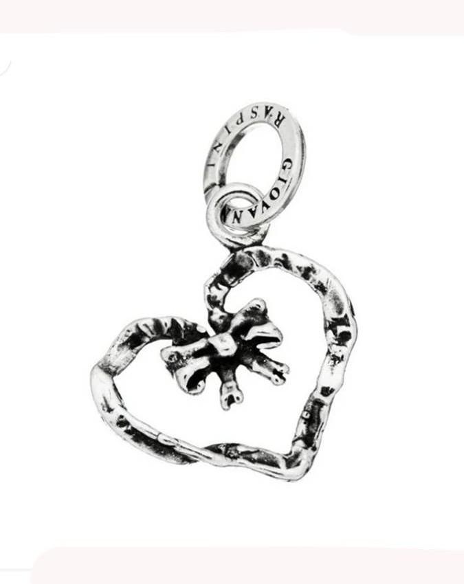 Charms - Angeli e cuori - 9464 CHARM CUORICINO FIOCCO GIOVANNI RASPINI