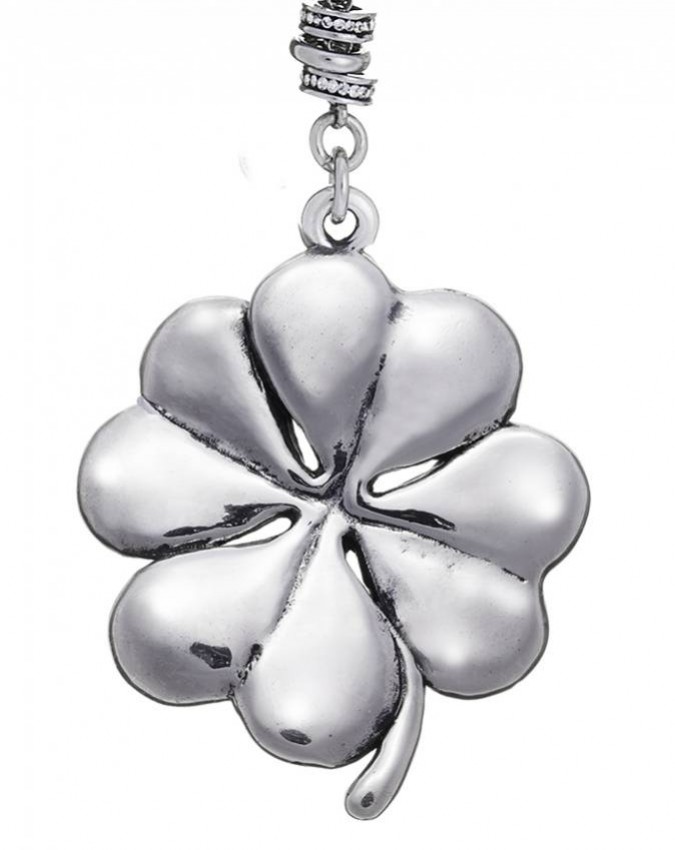 Collane -  - 8831 PENDENTE QUADRIFOGLIO GRANDE CON CATENA  GIOVANNI RASPINI
