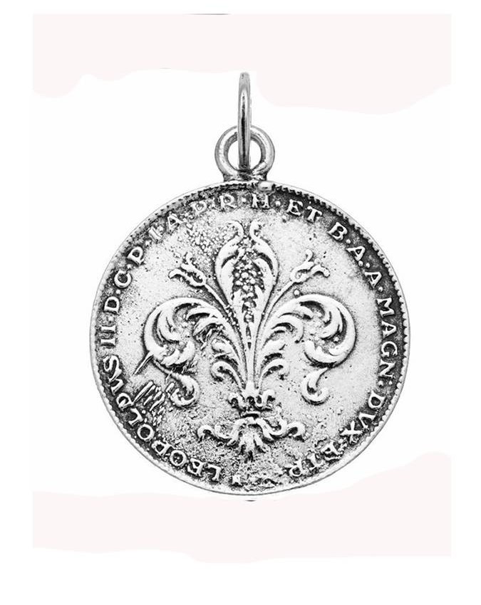 Charms - Monete - 9453 CHARM MONETA GIGLIO DI FIRENZE GIOVANNI RASPINI