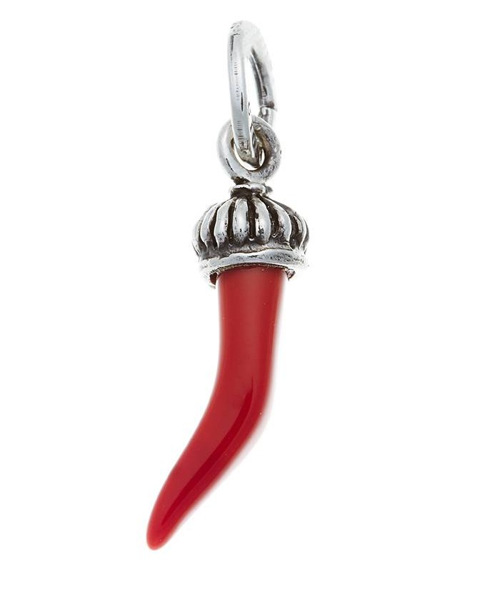 Charms - Amuleti e portafortuna - 10167 CHARM CORNO ROSSO CUPOLA GIOVANNI RASPINI
