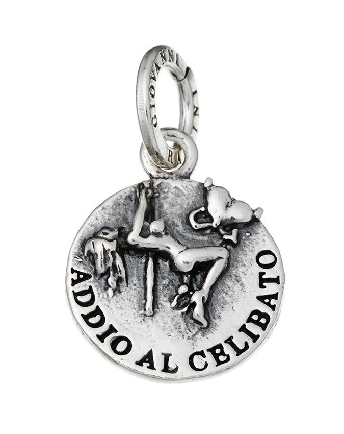 Charms - Fantasy e vari - 10415 CHARM MEDAGLIA ADDIO AL CELIBATO