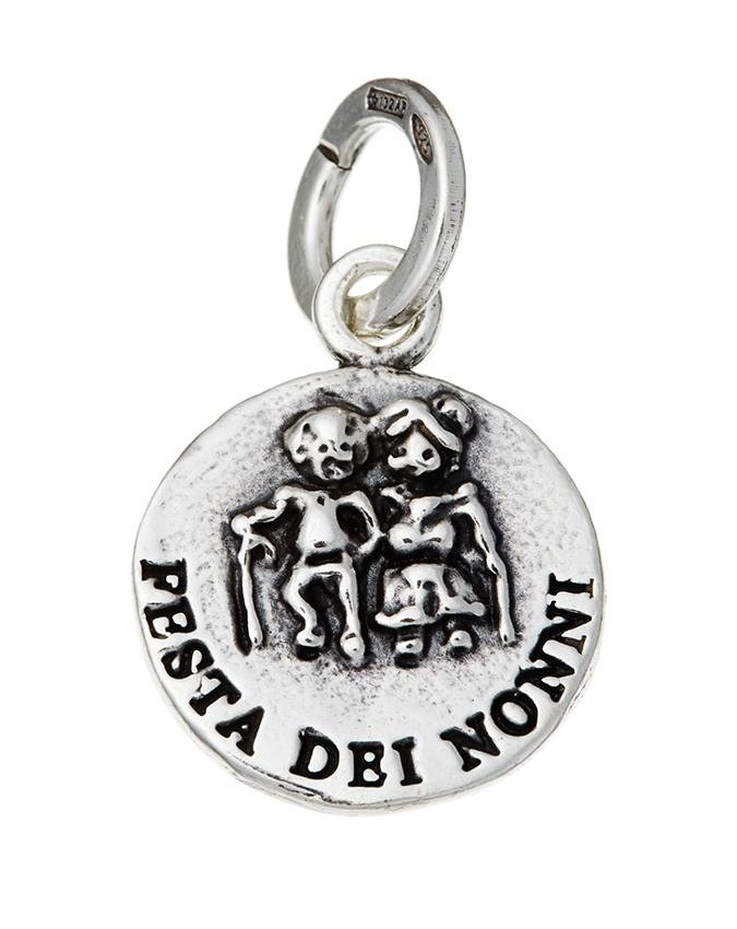 Charms - Fantasy e vari - 10417 CHARM MEDAGLIA FESTA DEI NONNI GIOVANNI RASPINI