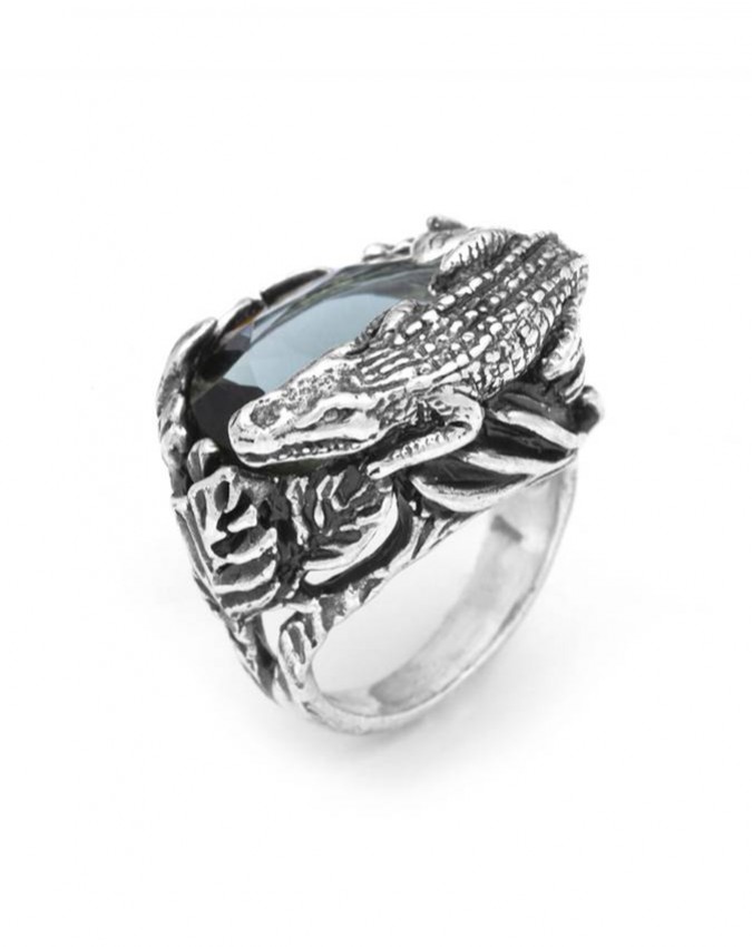 Anelli - Animalier - 11910 ANELLO COCCODR4ILLO COLOR GIOVANNI RASPINI