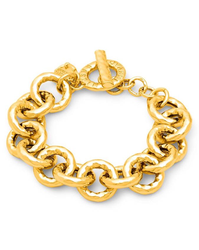 Bracciali - Nomad - Gioielli in bronzo dorato - N0004 BRACCIALE PUEBLO in bronzo dorato a 18kt GIOVANNI RASPINI