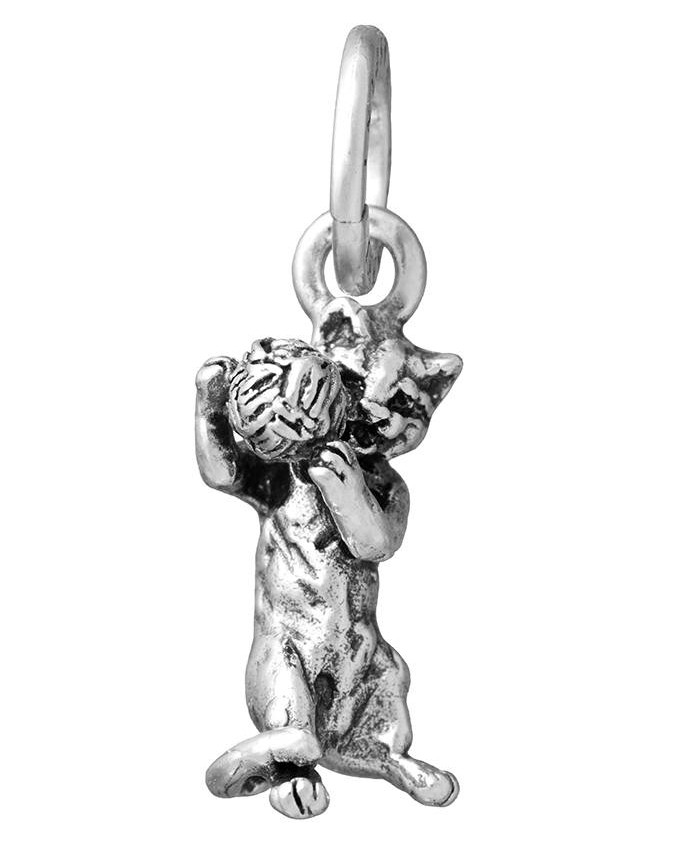 Charms - Animalier - 11843 CHARM GATTO GOMITOLO GIOVANNI RASPINI