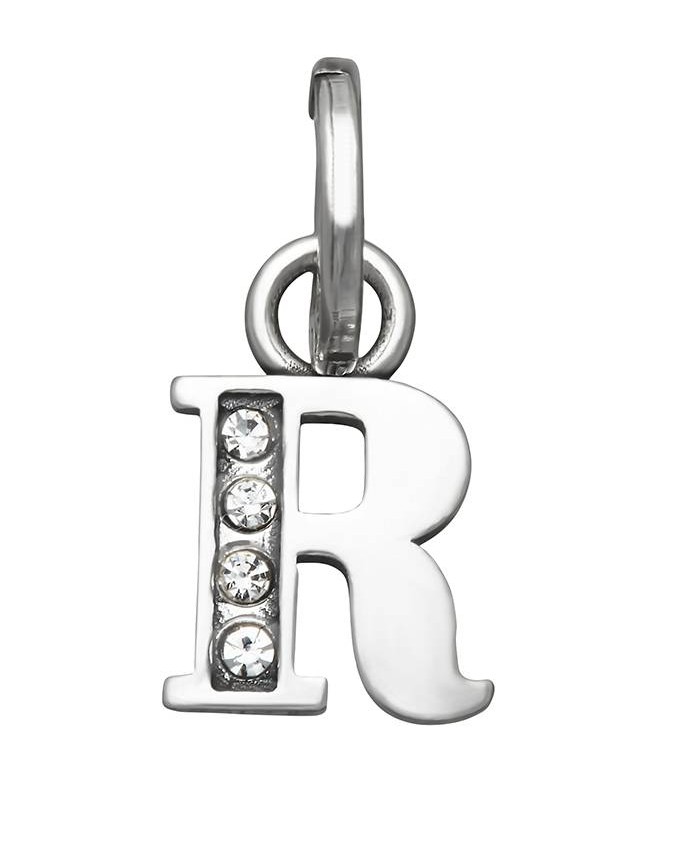 Charms - Lettere e numeri - 12156 CHARM R CRYSTAL GIOVANNI RASPINI