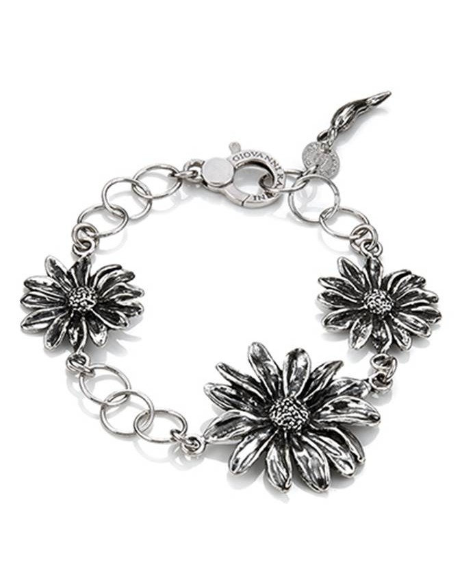 Bracciali - Floral - 7376 BRACCIALE MARGHERITE CATENA GIOVANNI RASPINI