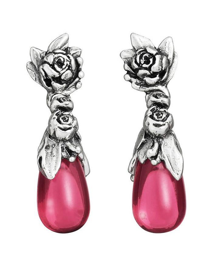 Orecchini - Floral - 12421 ORECCHINI GOCCIA PEONIE GIOVANNI RASPINI