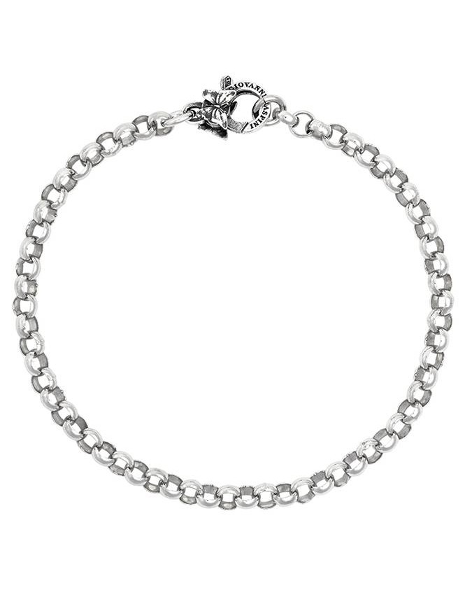 Bracciali - Catene - 12453 BRACCIALE ROLO PICCOLO CHIUSURA FARFALLA GIOVANNI RASPINI