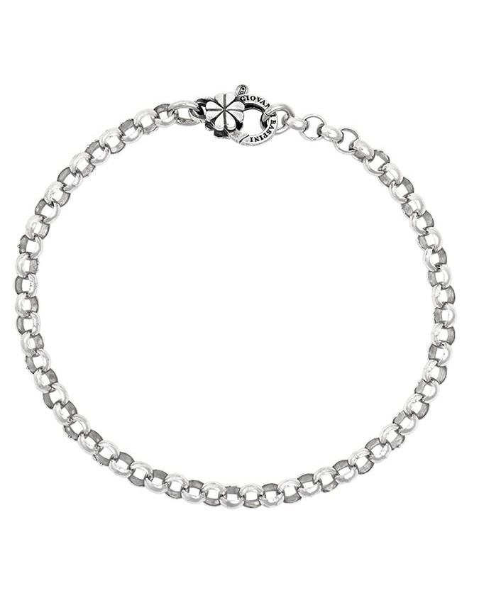 Bracciali - Catene - 12455 BRACCIALE ROLO� PICCOLO CHIUSURA QUADRIFOGLIO GIOVANNI RASPINI