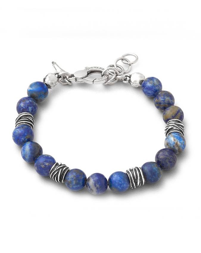 Bracciali - Bracciali uomo - 12215/L BRACCIALE BIG TANGO LAPISLAZULI GIOVANNI RASPINI