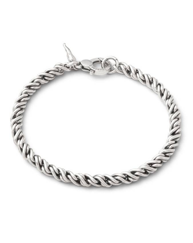 Bracciali - Bracciali uomo - 12236/L BRACCIALE TRECCIA GRANDE GIOVANNI RASPINI
