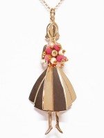 Collane -  - RAG126  LA VIE EN ROSE  - Galvanizzato in rosa - disponibile subito