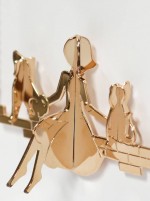 Collane -  - RAG133 COLLANA GUARDA CHE LUNA CATENA cm.90  - Galvanizzato in oro rosa - disponibile subito