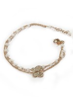 Bracciali - Bracciali incatenati a rosario - PN BR 2005 BRACCIALE CON FARFALLA E CRISTALLI - Cristalli bianchi sfaccettati - disponibile subito