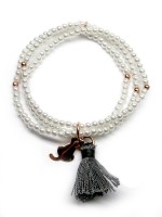 Bracciali - Bracciali elastici - PN BR EL 2012 B - PN BR EL 2012 B - VARIANTE 1  NAPPINA GRIGIA 