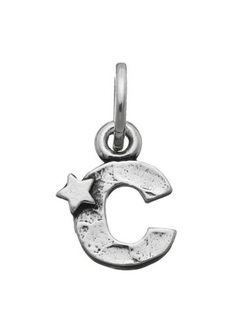Charms - Lettere e numeri - 6649 CHARM C CON STELLE GIOVANNI RASPINI