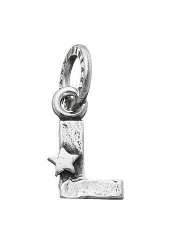 Charms - Lettere e numeri - 6656 CHARM L CON STELLE GIOVANNI RASPINI