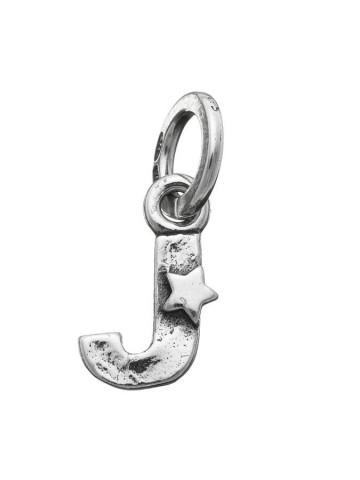 Charms - Lettere e numeri - 6668 CHARM J CON STELLE GIOVANNI RASPINI