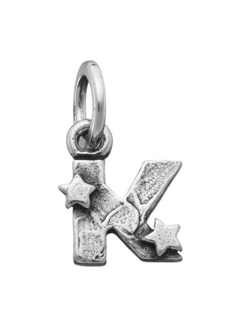 Charms - Lettere e numeri - 6669 CHARM K CON STELLE GIOVANNI RASPINI