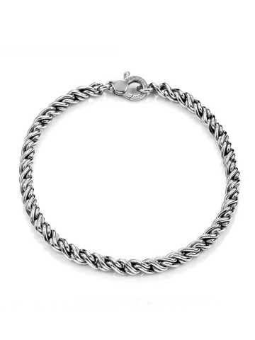 Bracciali - Catene - 9321/L BRACCIALE TRECCIA cm.21 GIOVANNI RASPINI