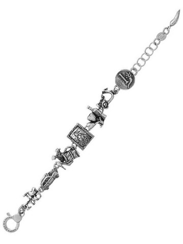 Bracciali - Fantasy e vari - 9808 BRACCIALE I LOVE ITALY cm 18,5 GIOVANNI RASPINI