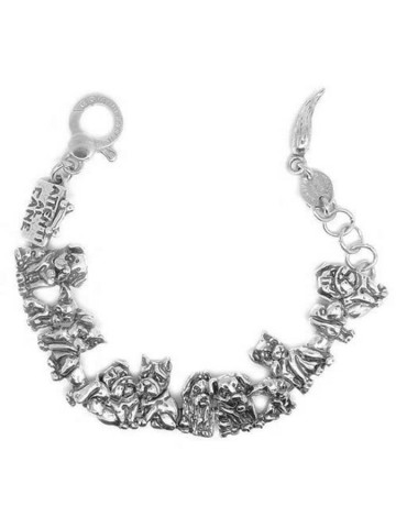 Bracciali - Animalier - 8028 BRACCIALE SNODO CANI cm.19 GIOVANNI RASPINI