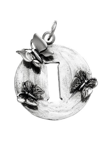 Charms - Lettere e numeri - 9563 CHARM LETTERA FARFALLE I GIOVANNI RASPINI