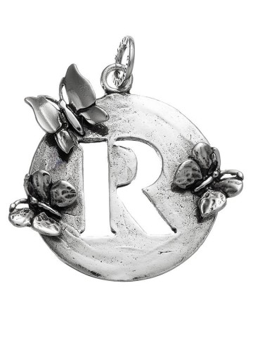 Charms - Lettere e numeri - 9572 CHARM LETTERA FARFALLE R GIOVANNI RASPINI