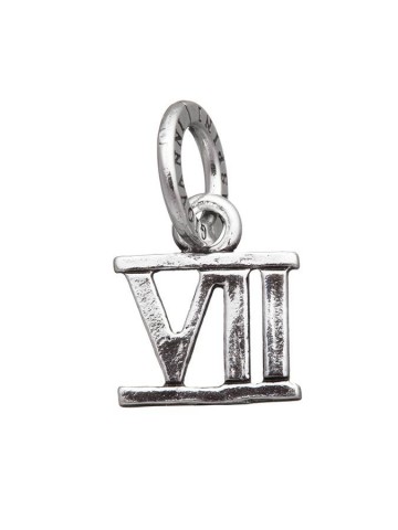Charms - Lettere e numeri - 9495 CHARM NUMERO ROMANO VII GIOVANNI RASPINI
