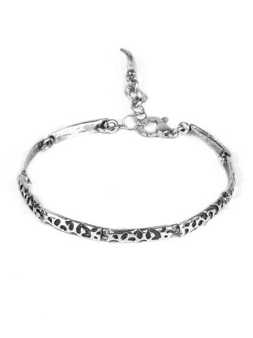 Bracciali - Collezione uomo - 9727L BRACCIALE LEOPARD SKIN GIOVANNI RASPINI