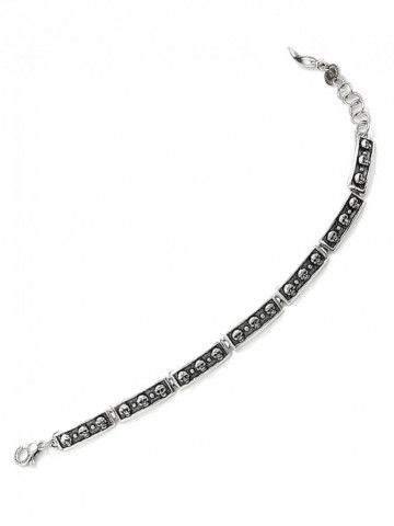 Collezione uomo - Bracciali uomo - 9725 BRACCIALE TESCHI cm.21  GIOVANNI RASPINI